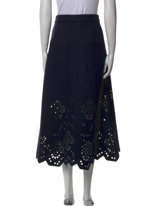 Tibi Wool Midi Length Skirt