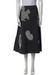 Tibi Floral Print Midi Length Skirt