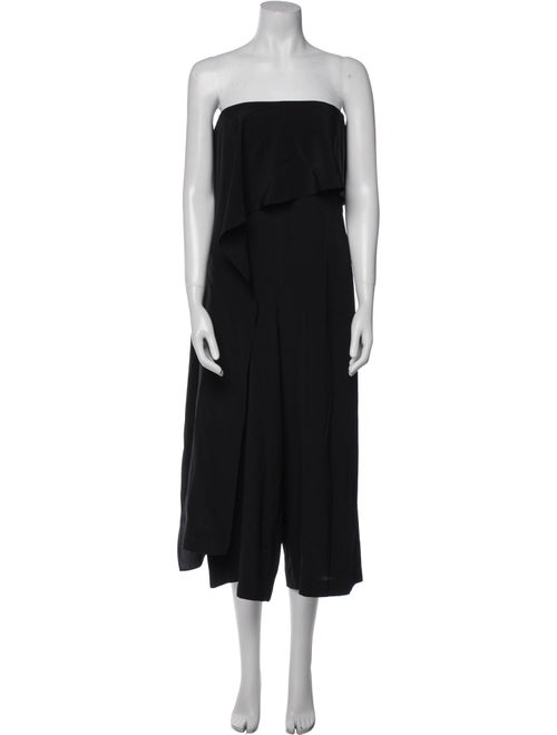 Tibi Silk Strapless Jumpsuit