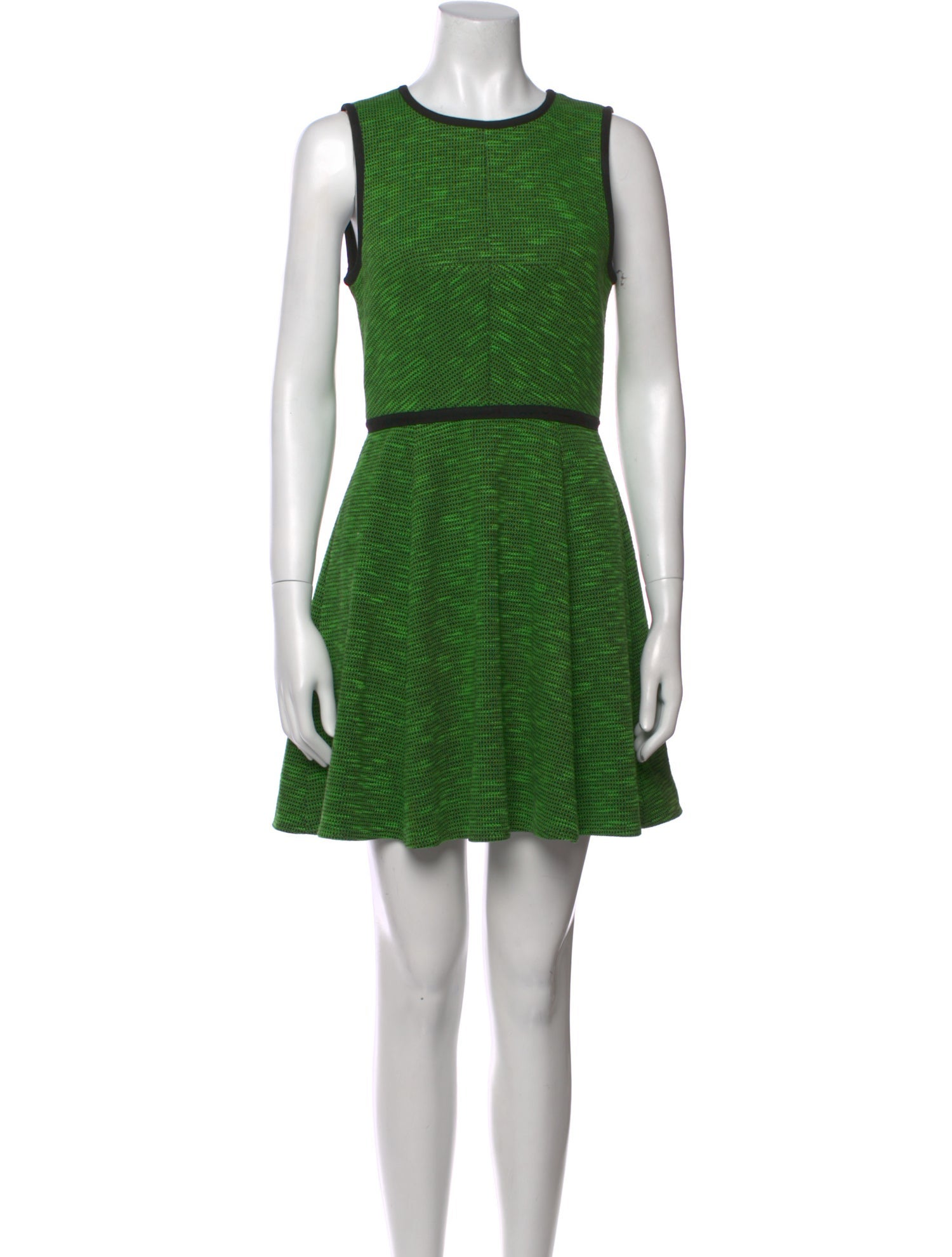 Tibi Crew Neck Mini Dress