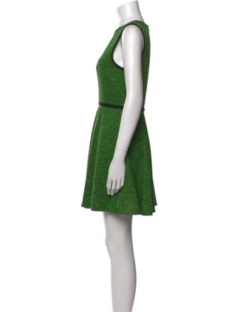 Tibi Crew Neck Mini Dress