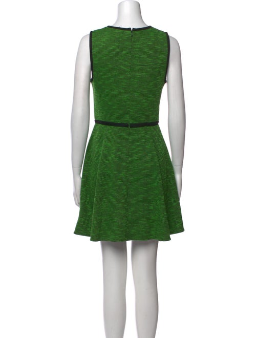 Tibi Crew Neck Mini Dress