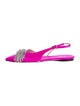 Tibi Satin Slingback Flats