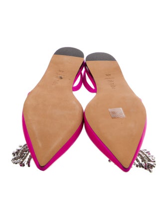 Tibi Satin Slingback Flats