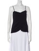 Tibi Square Neckline Sleeveless Top