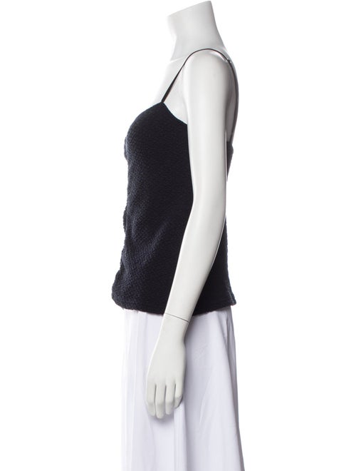 Tibi Square Neckline Sleeveless Top