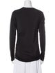 Tibi Crew Neck Long Sleeve Top