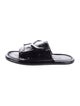 Tibi Patent Leather Slides