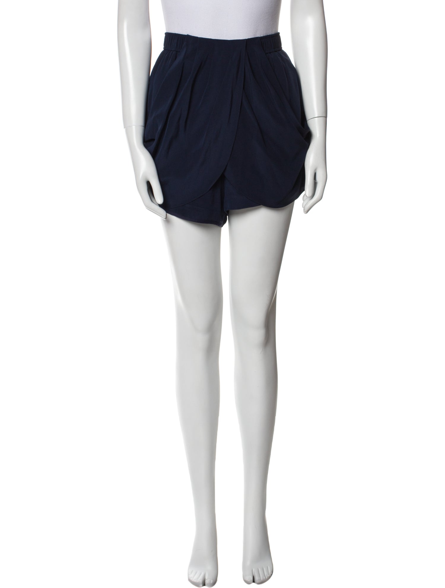 Tibi Silk Mini Shorts