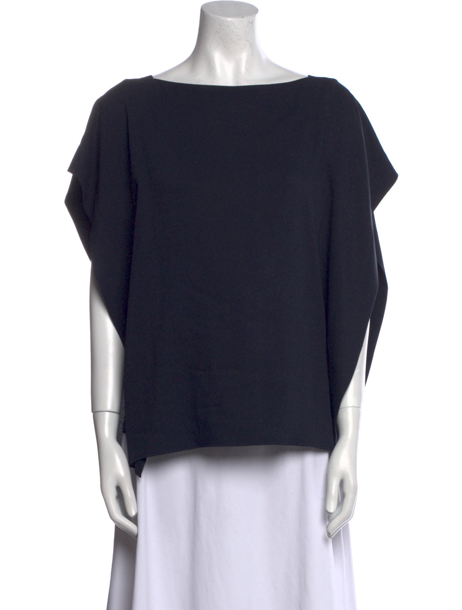 Tibi Bateau Neckline Short Sleeve Sweatshirt