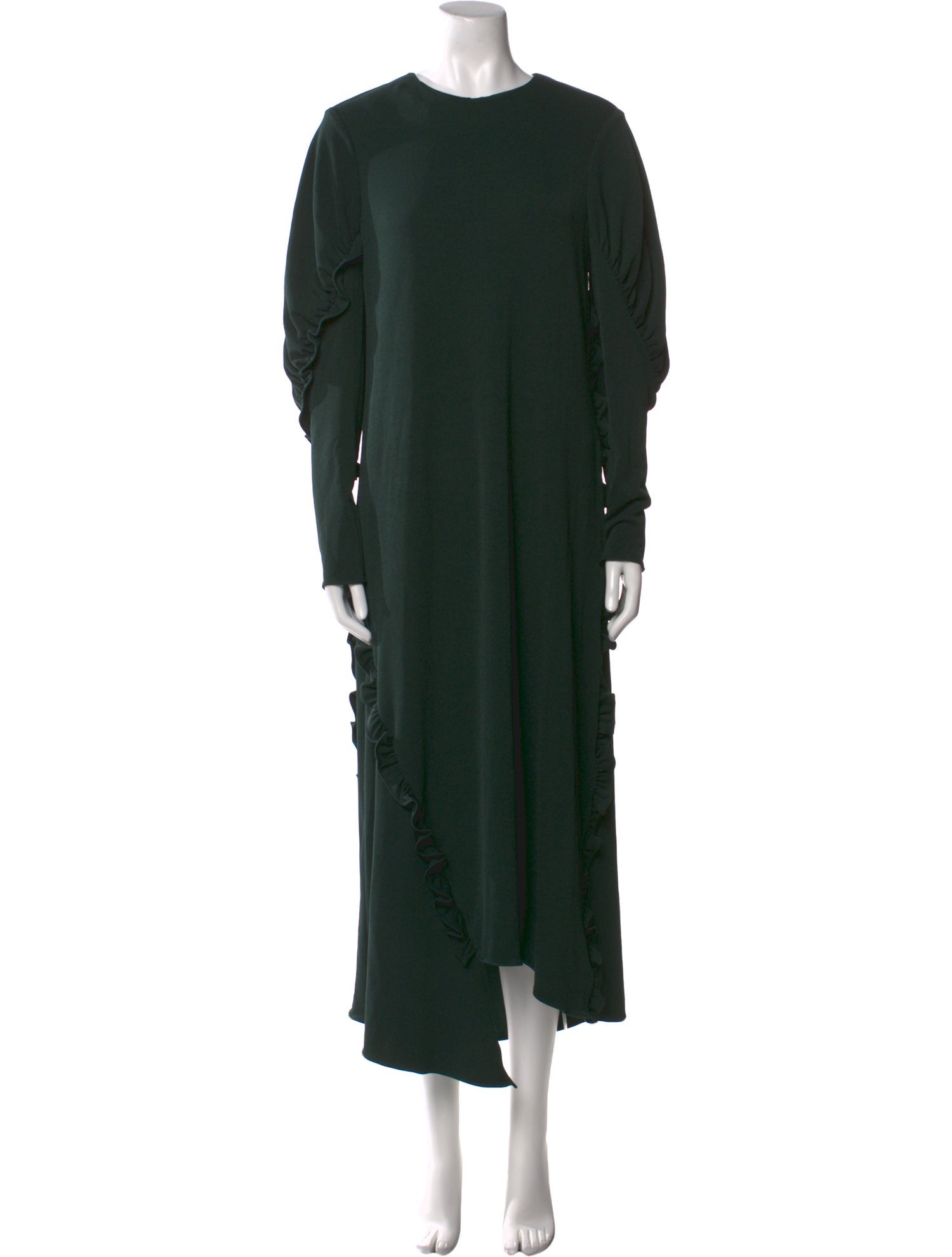 Tibi Crew Neck Long Dress