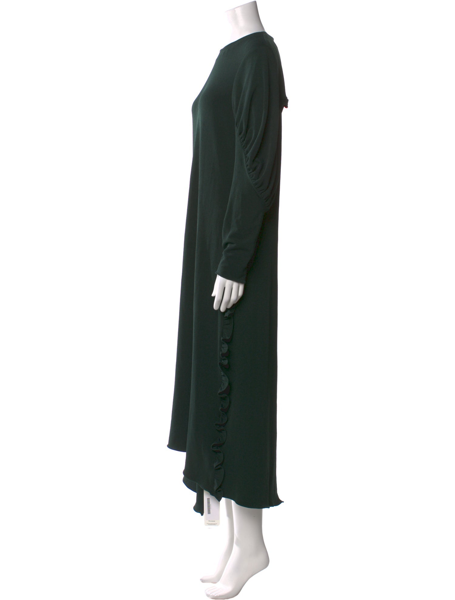 Tibi Crew Neck Long Dress