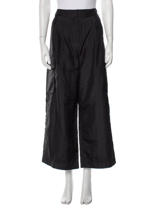 Tibi Nylon Wide Leg Pants