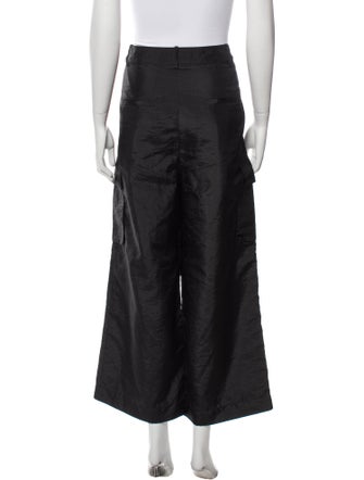 Tibi Nylon Wide Leg Pants
