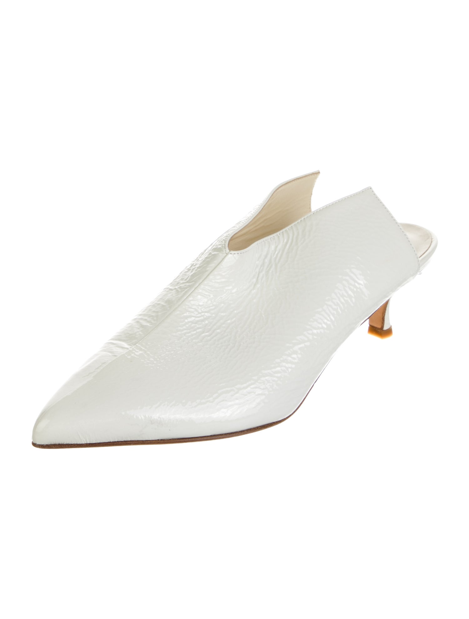 Tibi Patent Leather Mules