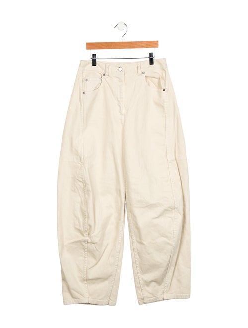 Tibi High-Rise Wide Leg Jeans