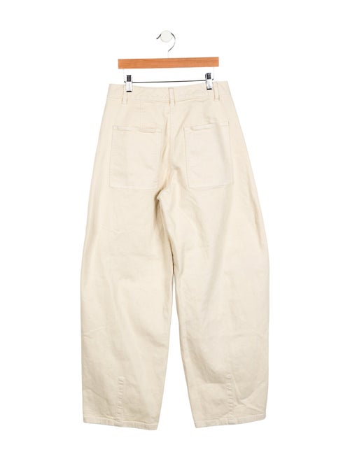 Tibi High-Rise Wide Leg Jeans