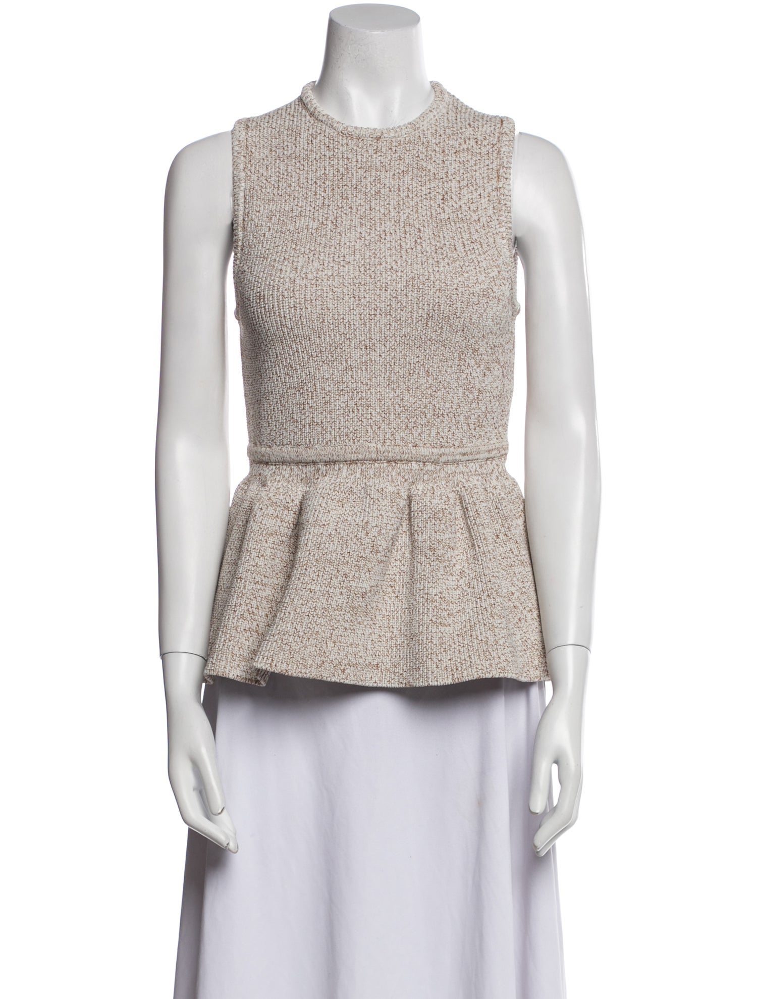 Tibi Printed Crew Neck Top w/ Tags