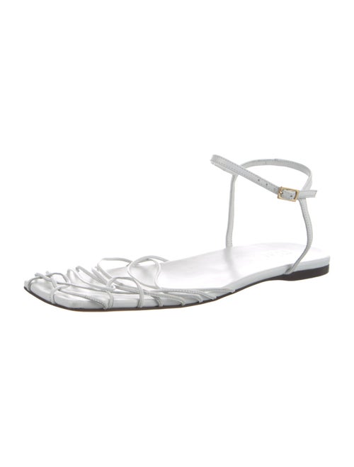 Tibi Leather Slingback Flats