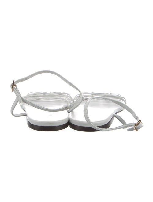 Tibi Leather Slingback Flats