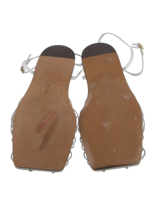 Tibi Leather Slingback Flats