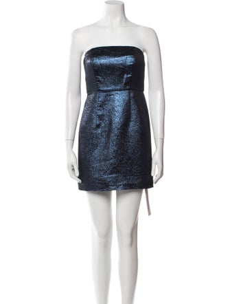 Tibi Strapless Mini Dress