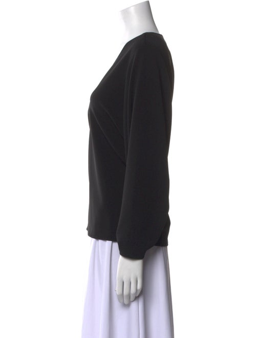 Tibi V-Neck Long Sleeve Top