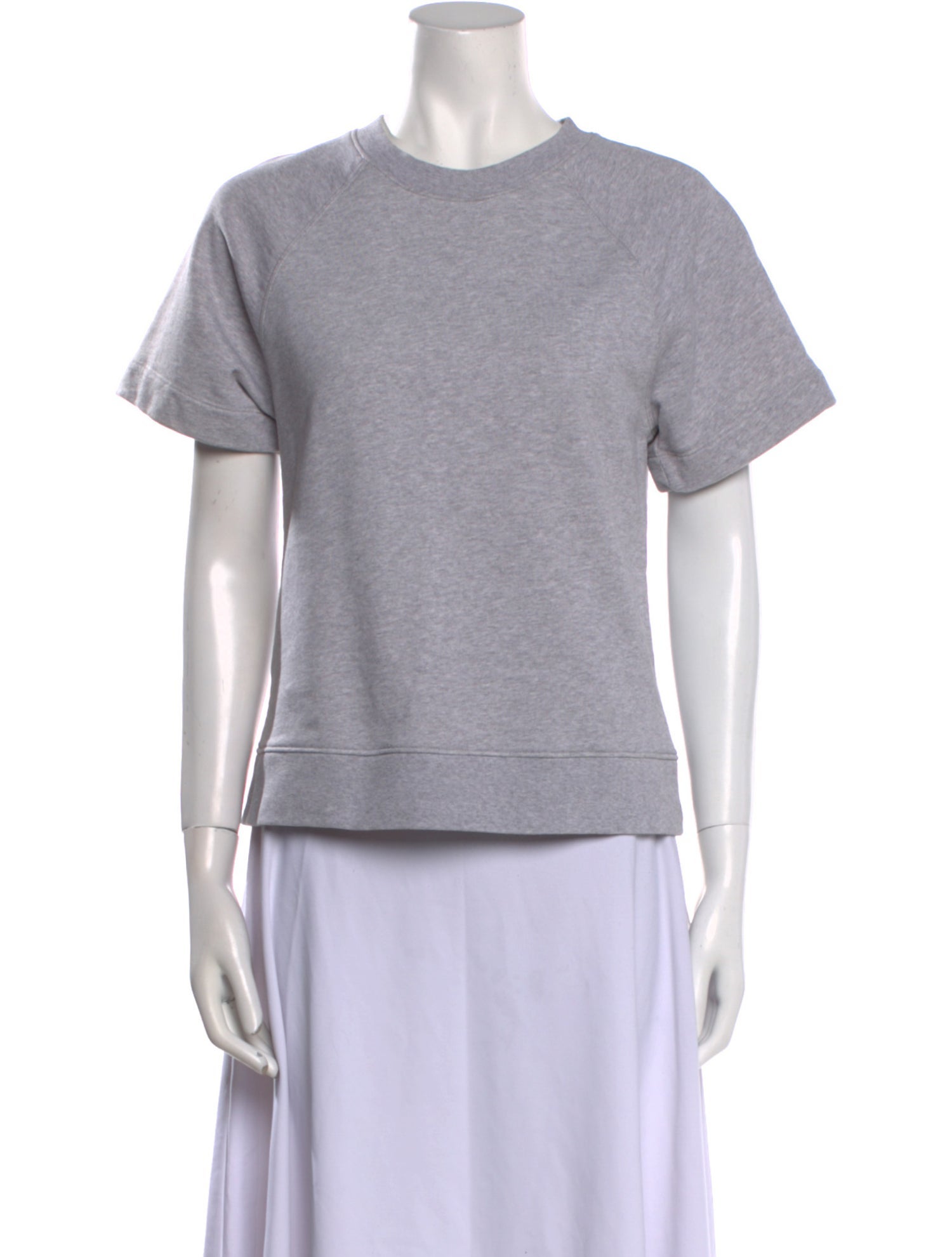 Tibi Crew Neck Short Sleeve T-Shirt