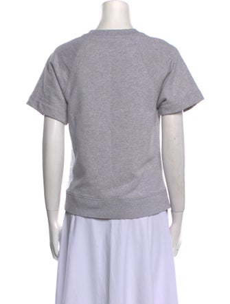 Tibi Crew Neck Short Sleeve T-Shirt
