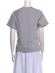 Tibi Crew Neck Short Sleeve T-Shirt