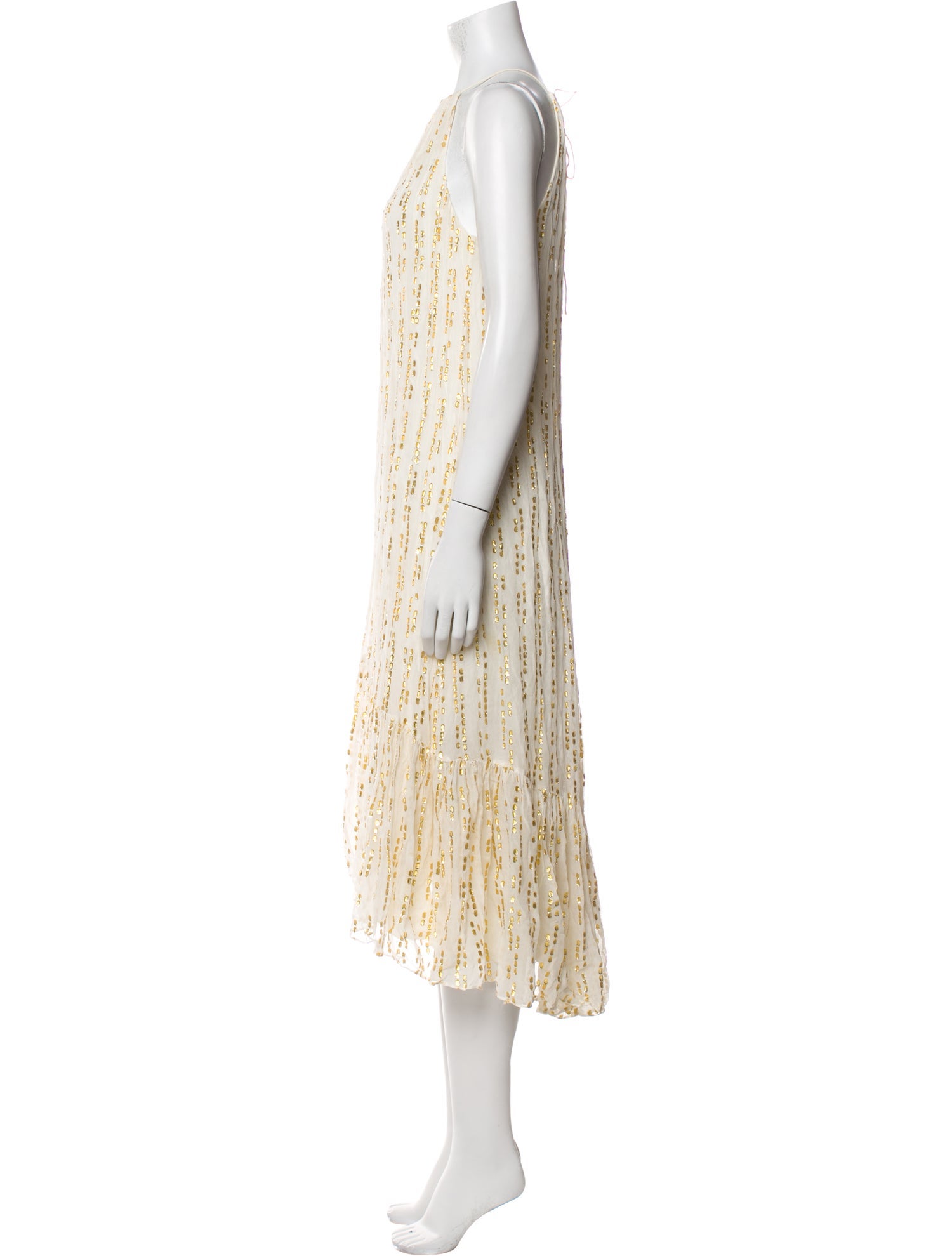 Tibi Silk Midi Length Dress