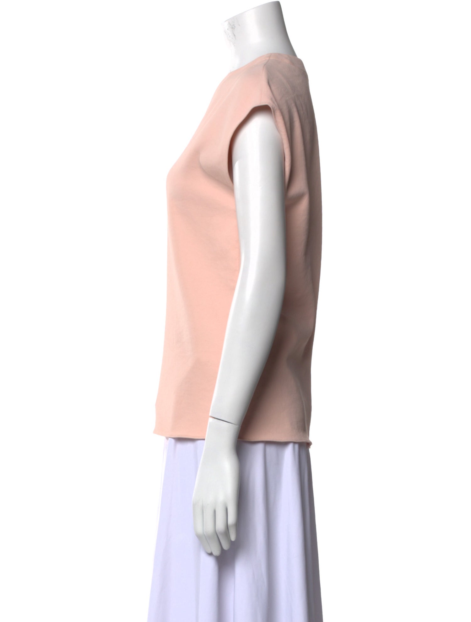 Tibi V-Neck Short Sleeve Blouse