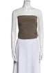 Tibi Strapless Crop Top