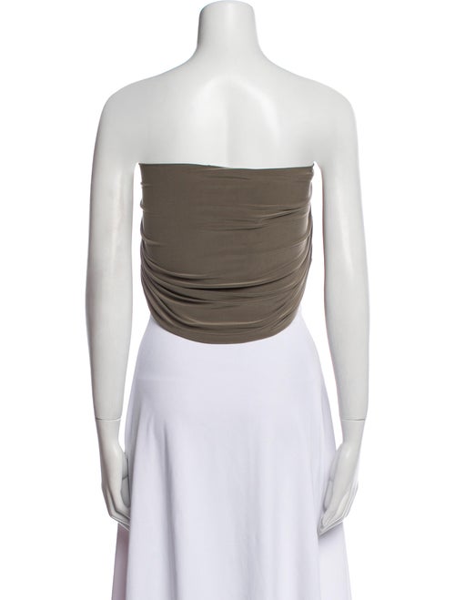 Tibi Strapless Crop Top