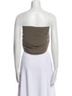 Tibi Strapless Crop Top