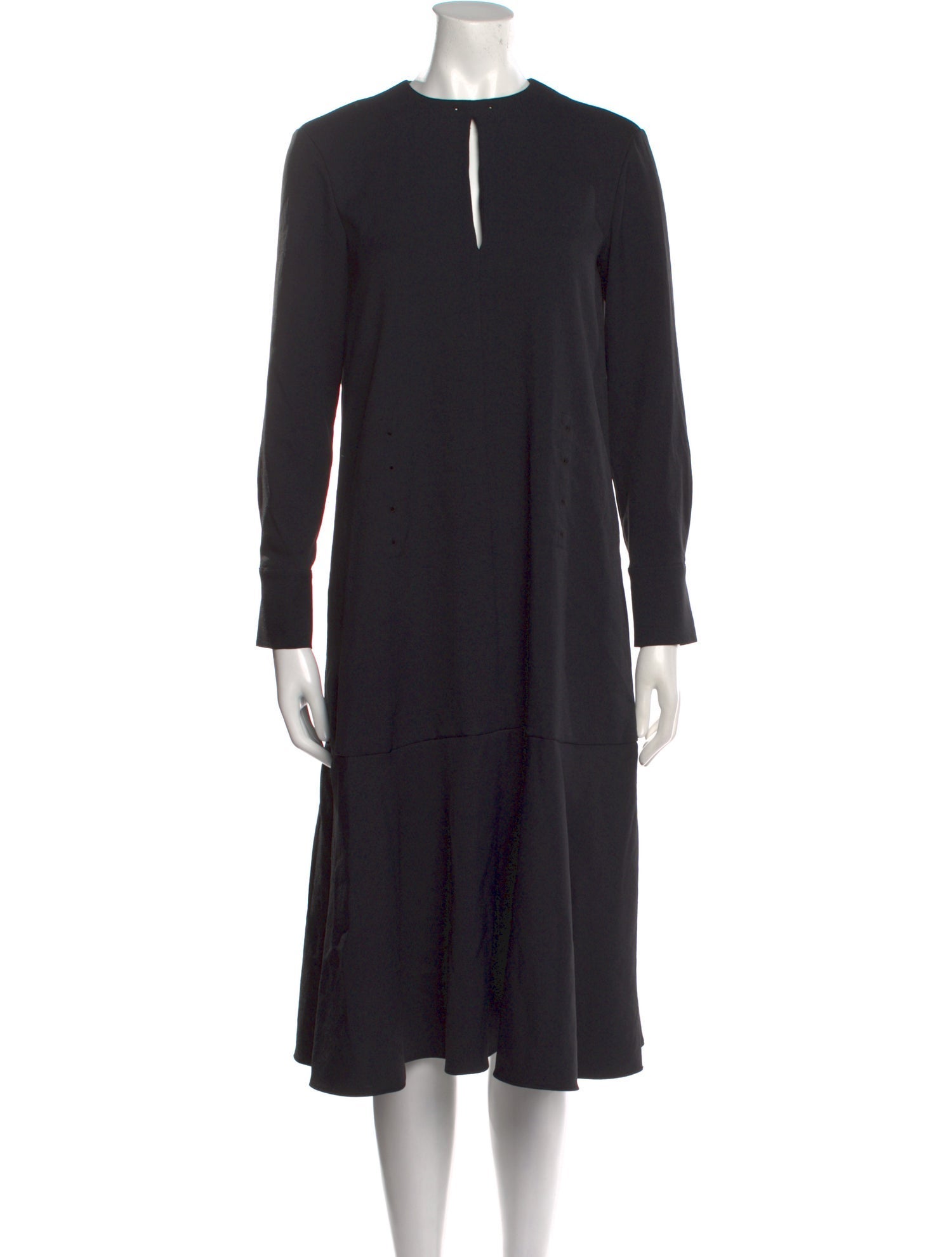 Tibi Crew Neck Midi Length Dress