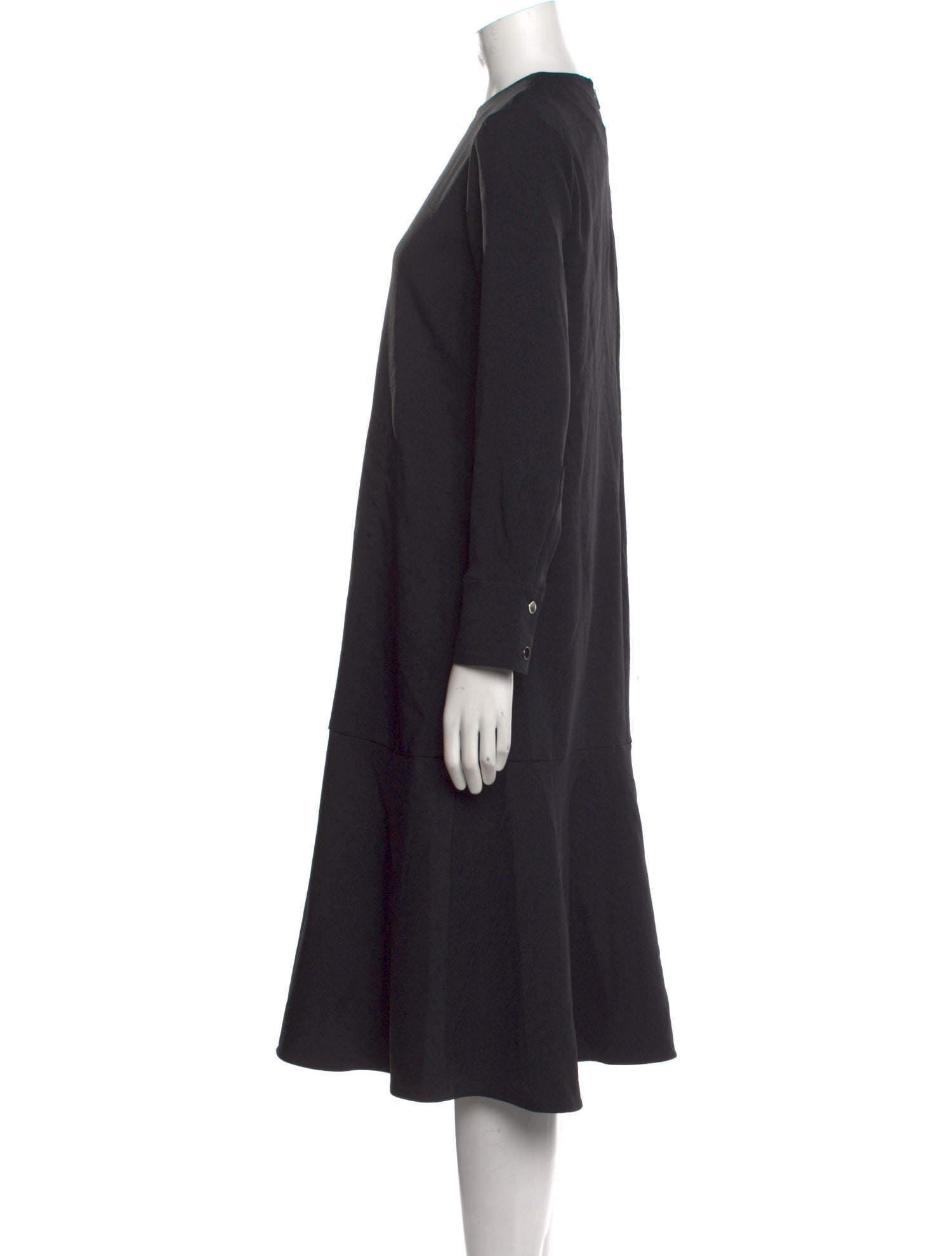 Tibi Crew Neck Midi Length Dress