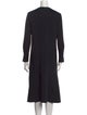 Tibi Crew Neck Midi Length Dress