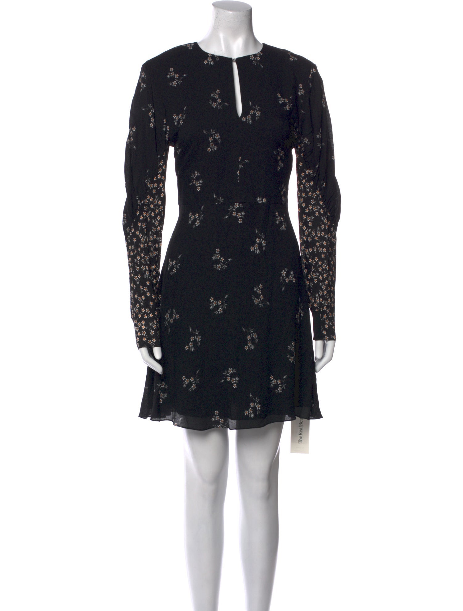 Tibi Floral Print Mini Dress