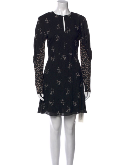 Tibi Floral Print Mini Dress