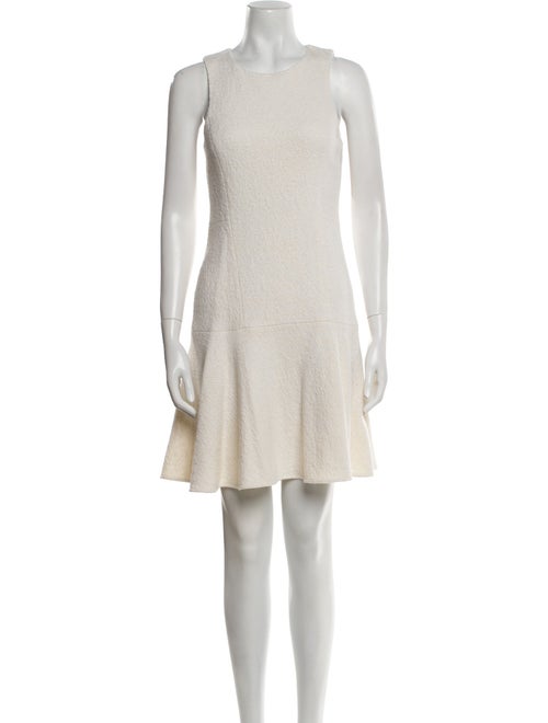 Tibi Crew Neck Mini Dress