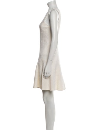 Tibi Crew Neck Mini Dress