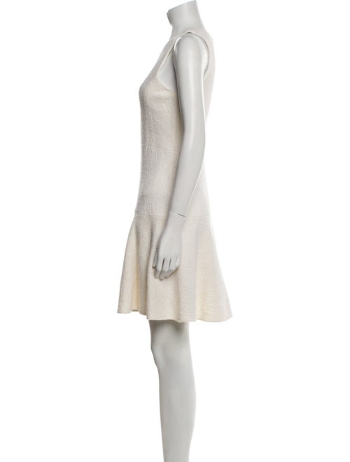 Tibi Crew Neck Mini Dress