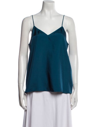 Tibi V-Neck Sleeveless Top