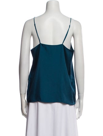 Tibi V-Neck Sleeveless Top