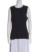 Tibi Crew Neck Sleeveless Top