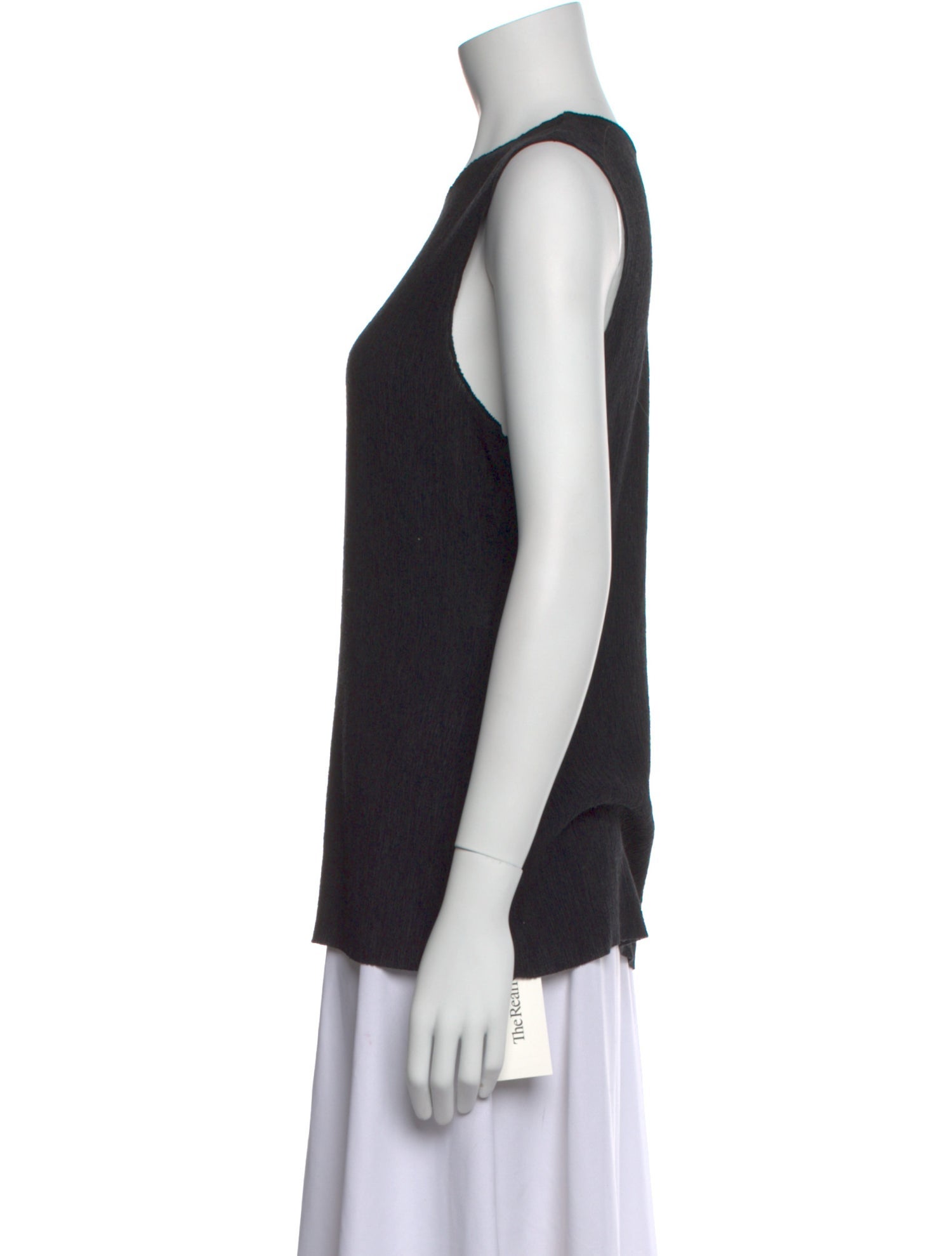 Tibi Crew Neck Sleeveless Top