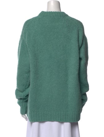 Tibi Alpaca Crew Neck Sweater