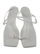 Tibi Leather T-Strap Sandals