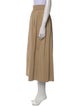 Tibi Pleated Accents Midi Length Skirt